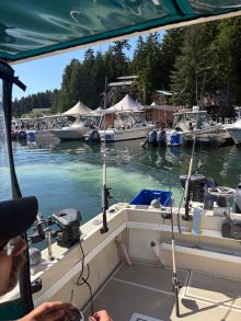 Good times on the Murphy Dock Kyuquot Sound