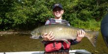 Stamp River Big Chinook for a young angler!