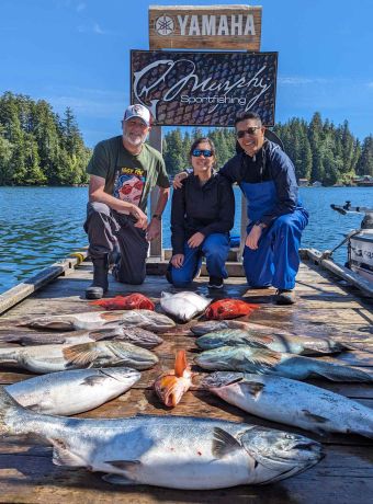 Abby & Billy Chu with Guide Tom