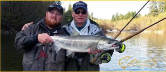 Chrome Vancouver Island Chum Salmon on the Fly 