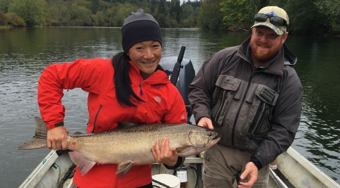 Stamp River Fall chinook Salmon Sept 27 2016