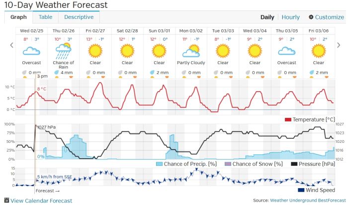 Weekly Weather Forecast