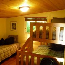 Kyuquot Sound Lodge Rooms set up for groups of two or three